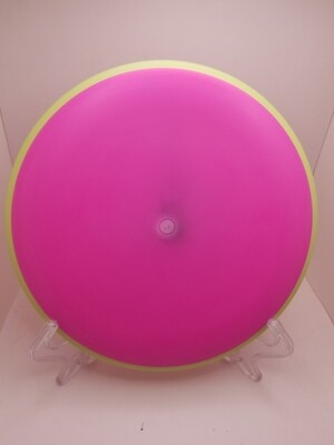 Axiom Discs- Simon Line - Electron Pixel Soft- Blank Pink with Green Rim 173g.