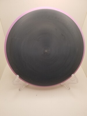 Axiom Discs- Simon Line - Electron Pixel Soft- Blank Black with Purple Rim 175g.