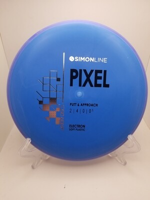 Axiom Discs- Simon Line - Electron Pixel Soft- Stock Blue with Blurple Rim 175g.