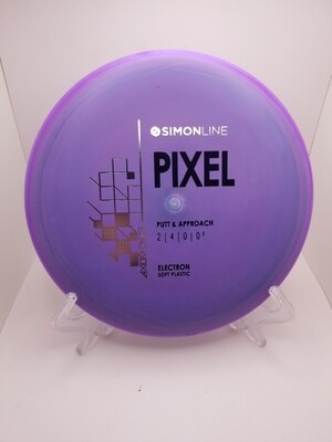 Axiom Discs- Simon Line - Electron Pixel Soft- Stock Purple with Purple Rim 174g.