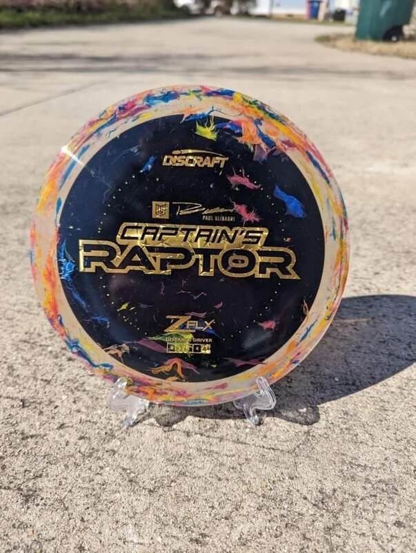 Discraft Discs Dyed Uli Captains Raptor Zflex Gold stamp and red rim 170-172g. Free shipping!