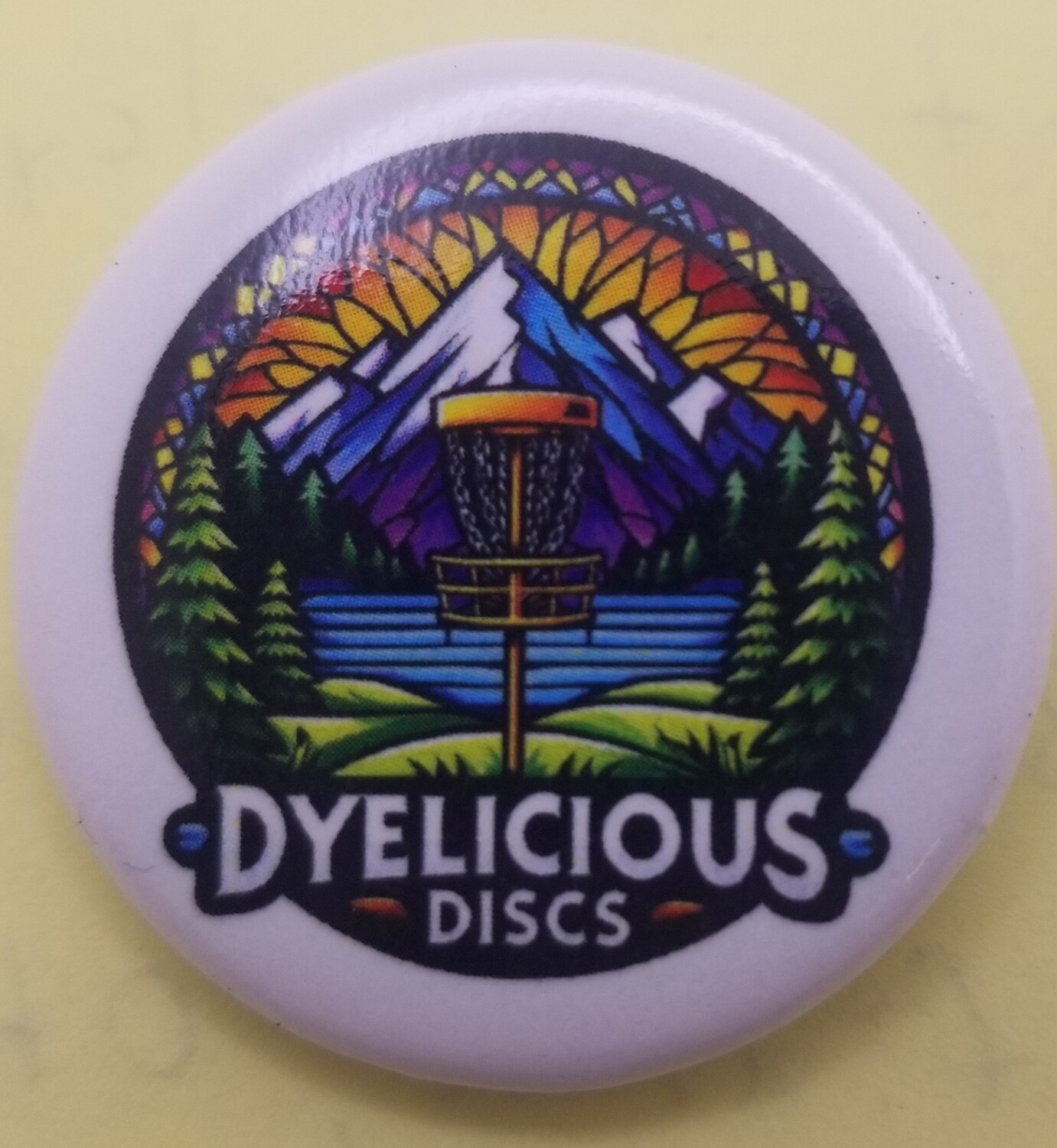 Dyelicious Discs Round Button