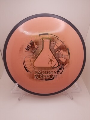 MVP Discs Misprint Relay Salmon/Peach Stamped Neutron 173g