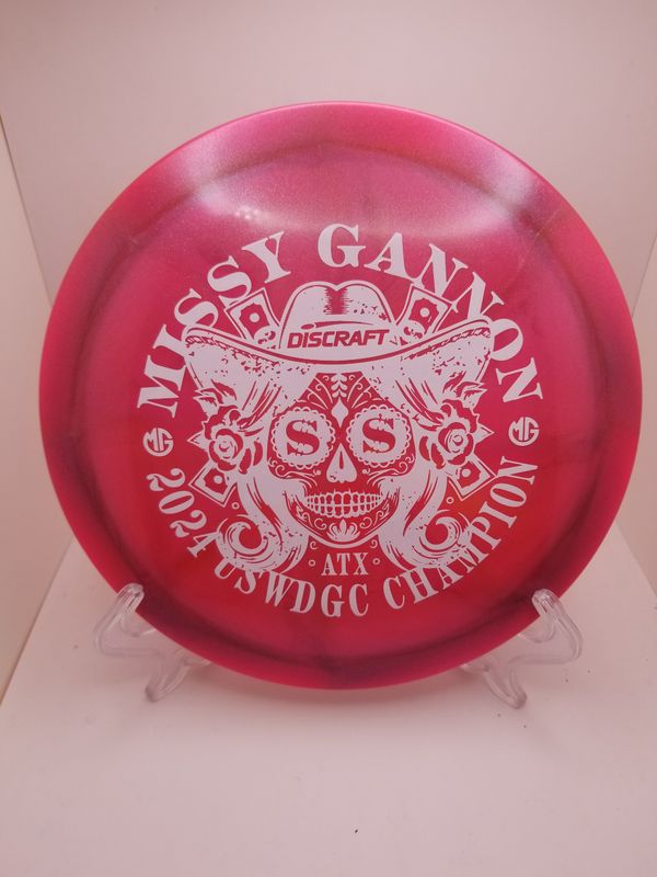 Discraft Discs 2024 USWDGC Missy Gannon Z Swirl Undertaker Pinkish/Red with White Stamp 173-174g