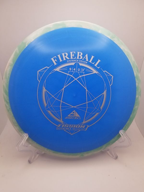 Axiom Discs Fireball Blue with swirly blue Rim Fission 156g