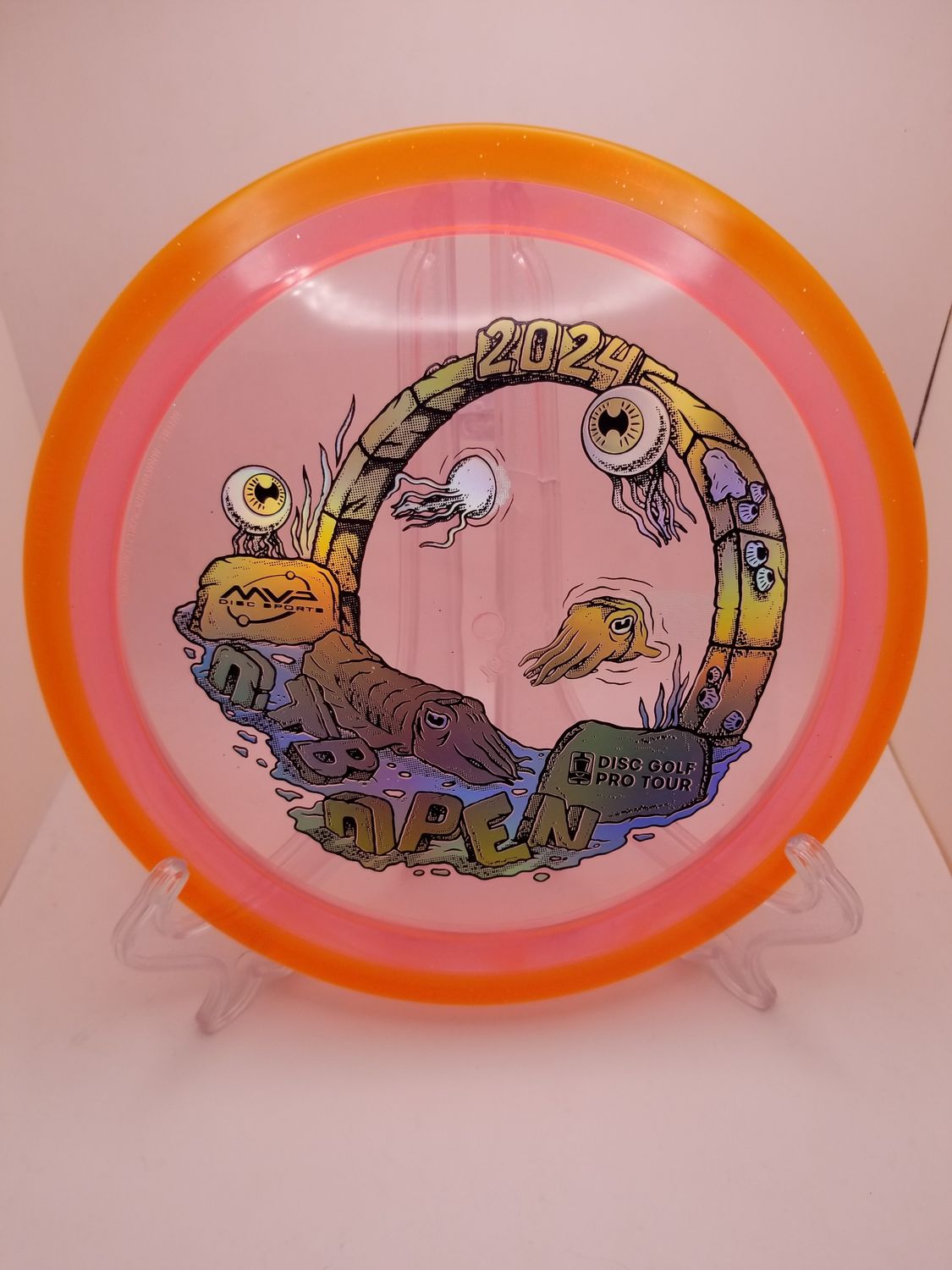 Phase 2 Axiom Discs OTB Open Prism Proton Soft Vanish Pink Plate Orange Rim
Weight: 160g