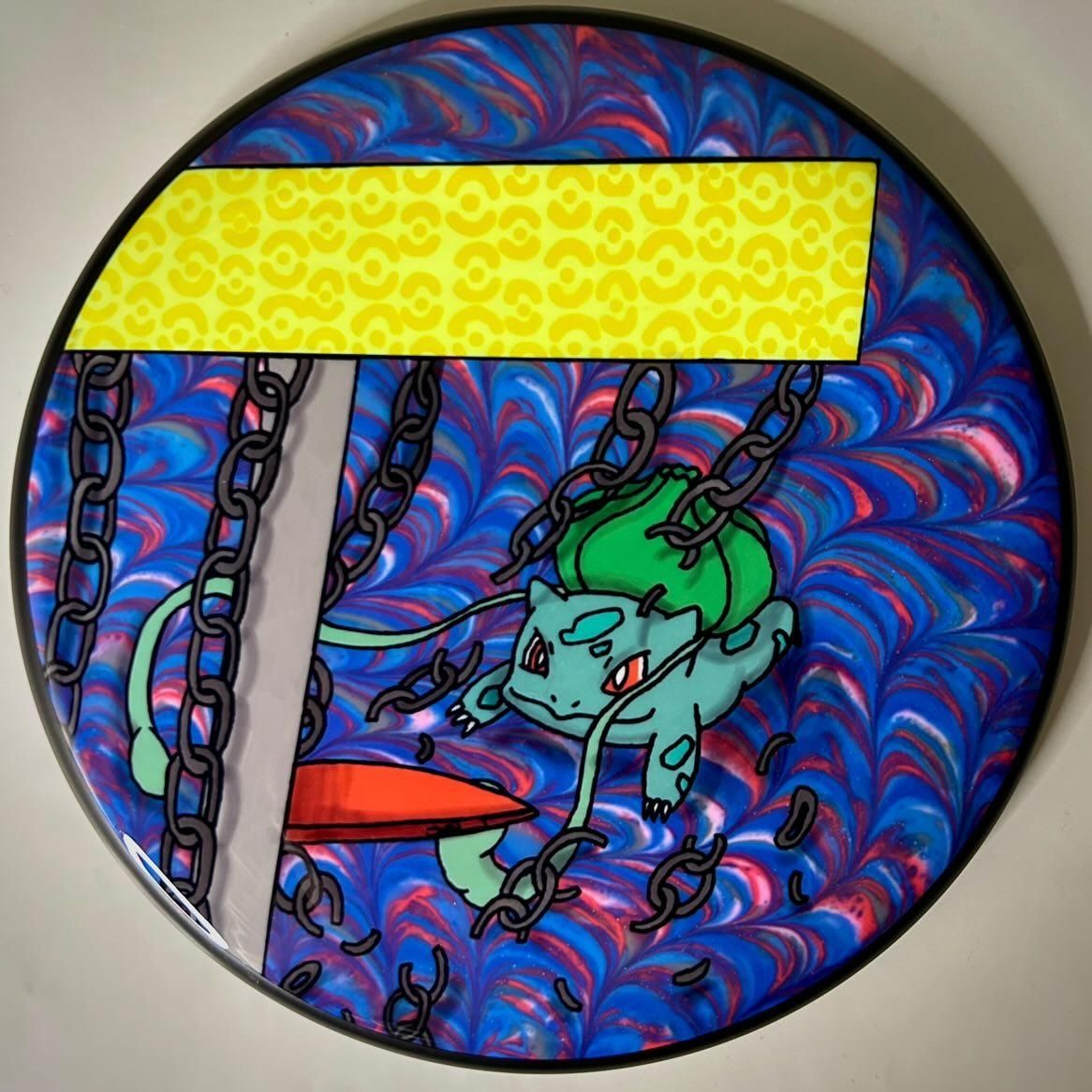 Bulbasaur - From Pencil to Plastic Dyed MVP Discs Watt Neutron 171g. Free Shipping!