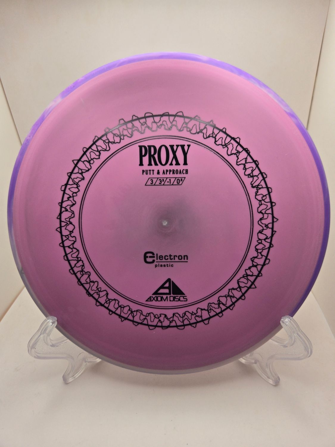 Axiom Discs Proxy Electron Purple with Purple Swirly Rim 172g