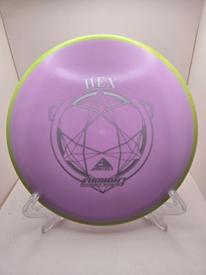 Axiom Discs Hex Fission Purple with Green Swirly Rim 177g
