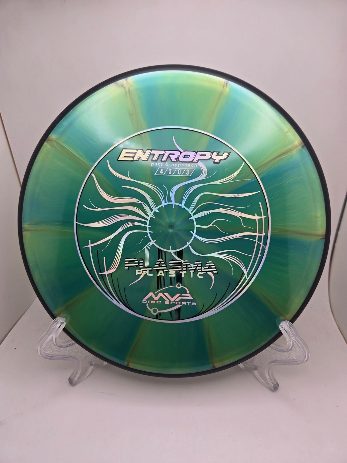 MVP Discs Entropy Green Burst Plasma 173g