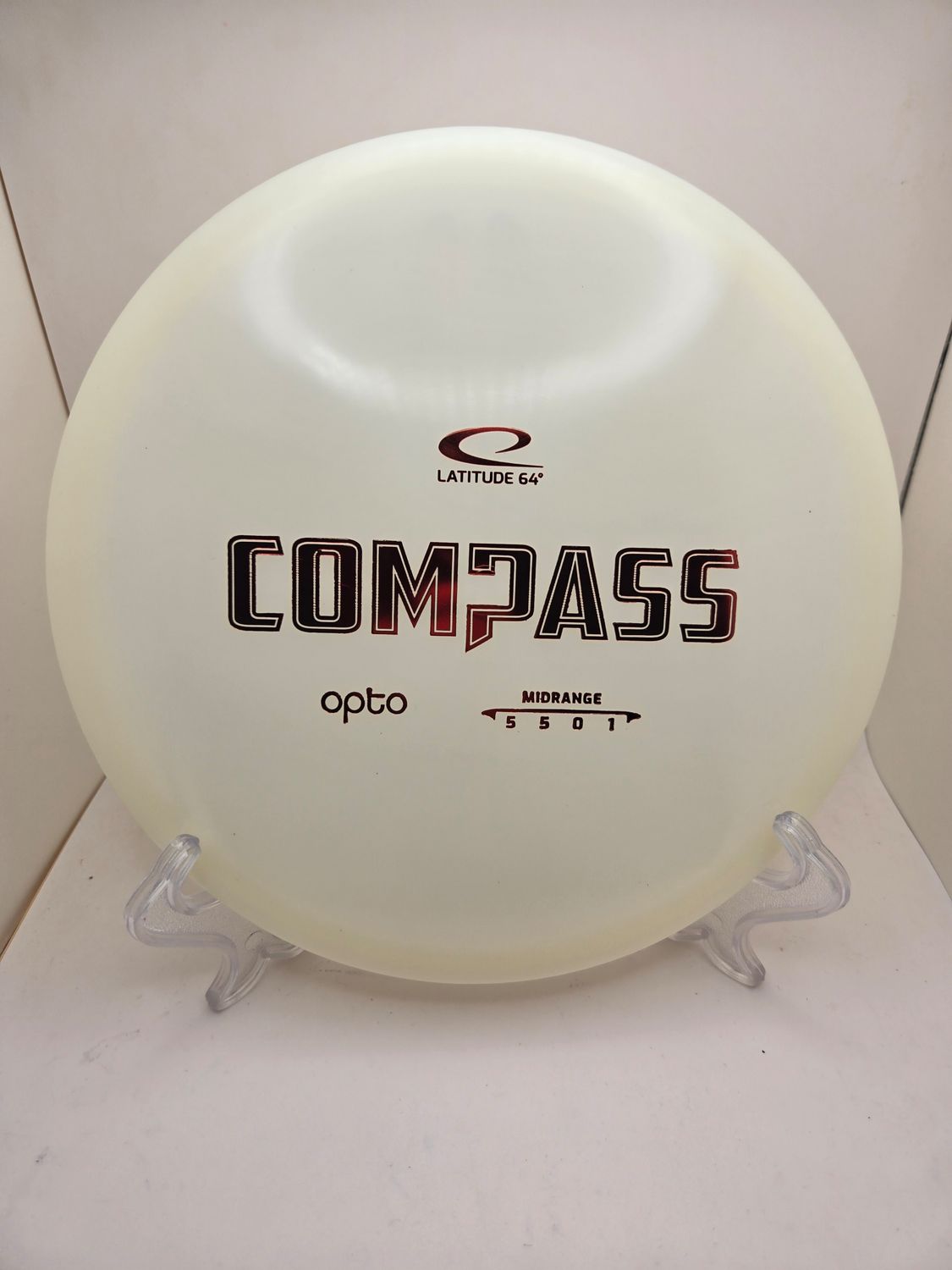 Latitude 64 White Stamped Opto Compass 177-179g