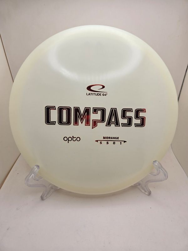 Latitude 64 White Stamped Opto Compass 177-179g