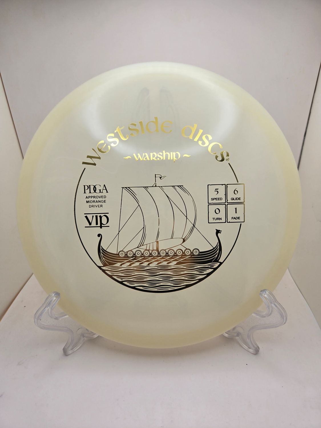 Westside Discs White Stamped VIP Warship 174-178g