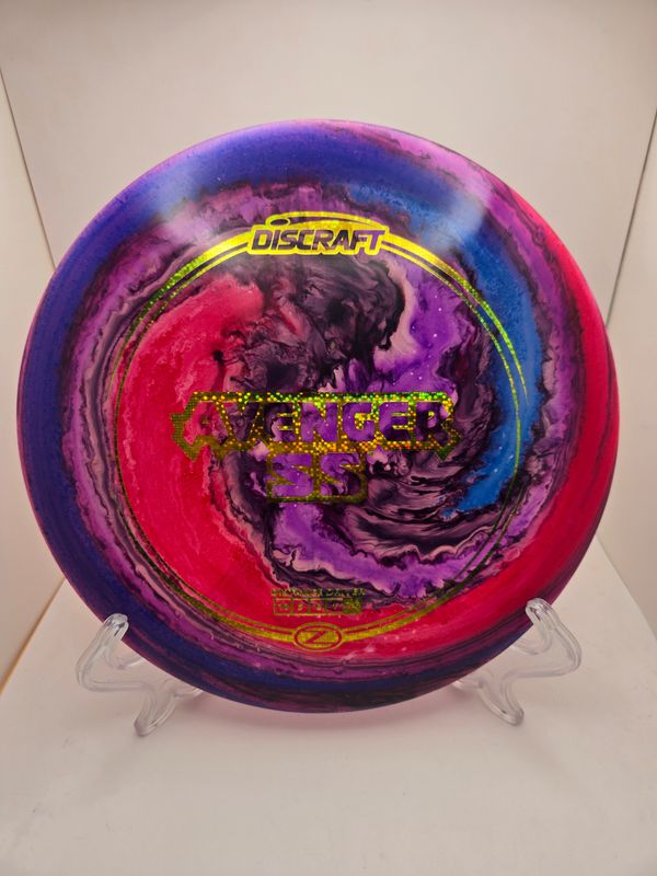 Discraft Discs Dyed Purple and red swirl Avenger SS Z plastic 173-174g