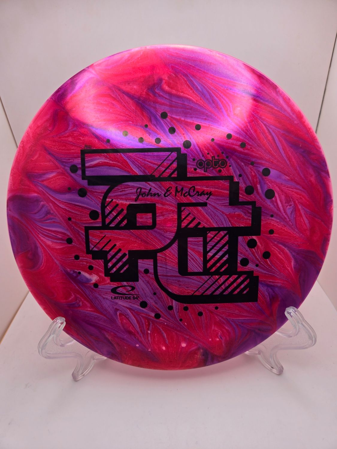 Dyed Purple Latitude 64 John E McCray Opto Glimmer River 174g