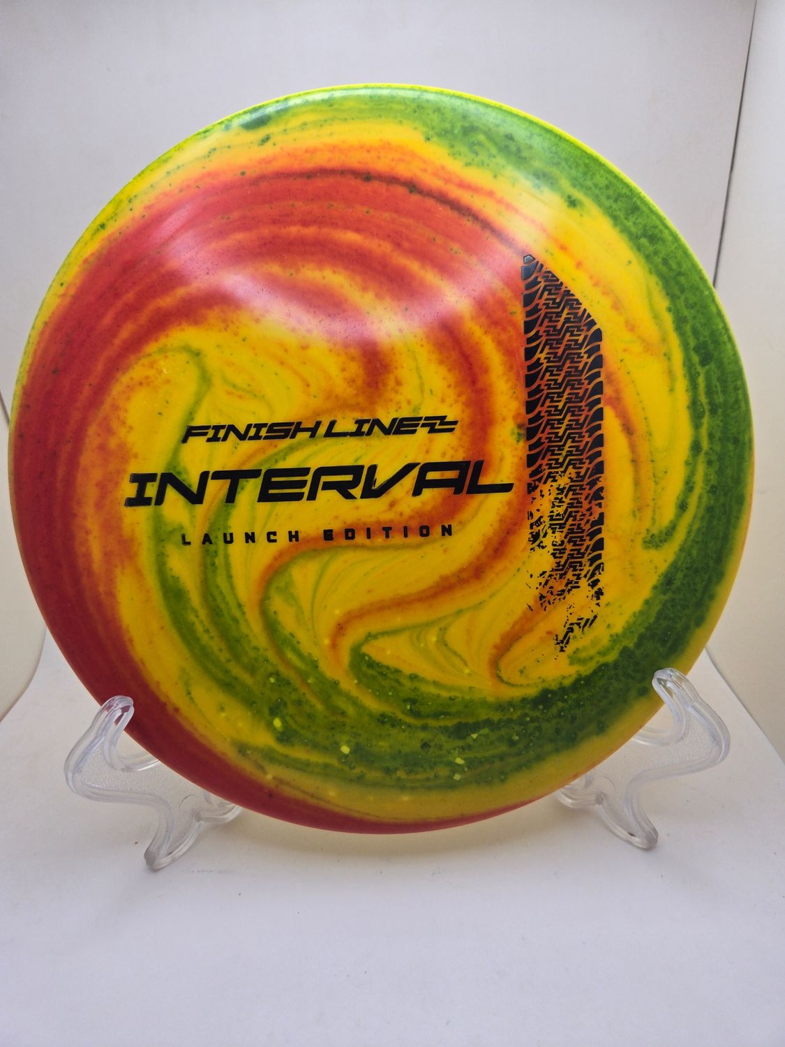 Finish Line Discs Dyed Orange, Yellow and Green Swirl Launch Edition 174g