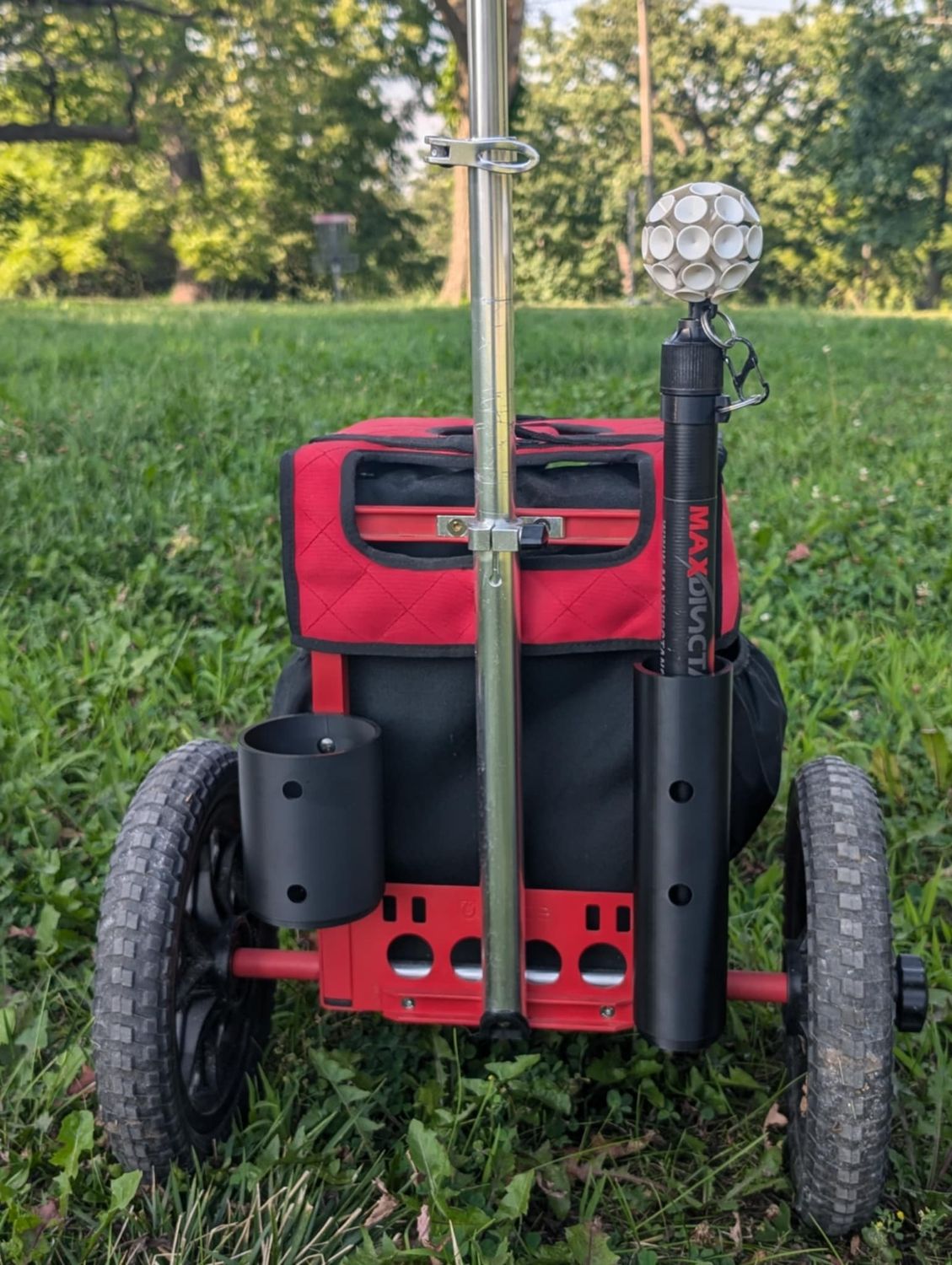 BaZuca Tube - MaxDisctance Retriever Holder for 20 ft and 30 ft CFs by Litdiscs.