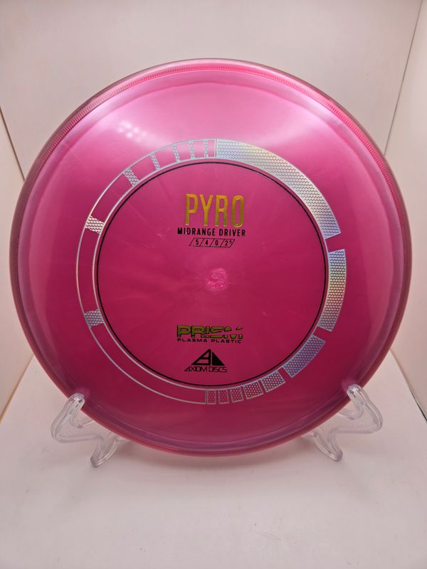 Axiom Discs Pyro Prism Plasma Plastic Pink with Pink Rim 178g
