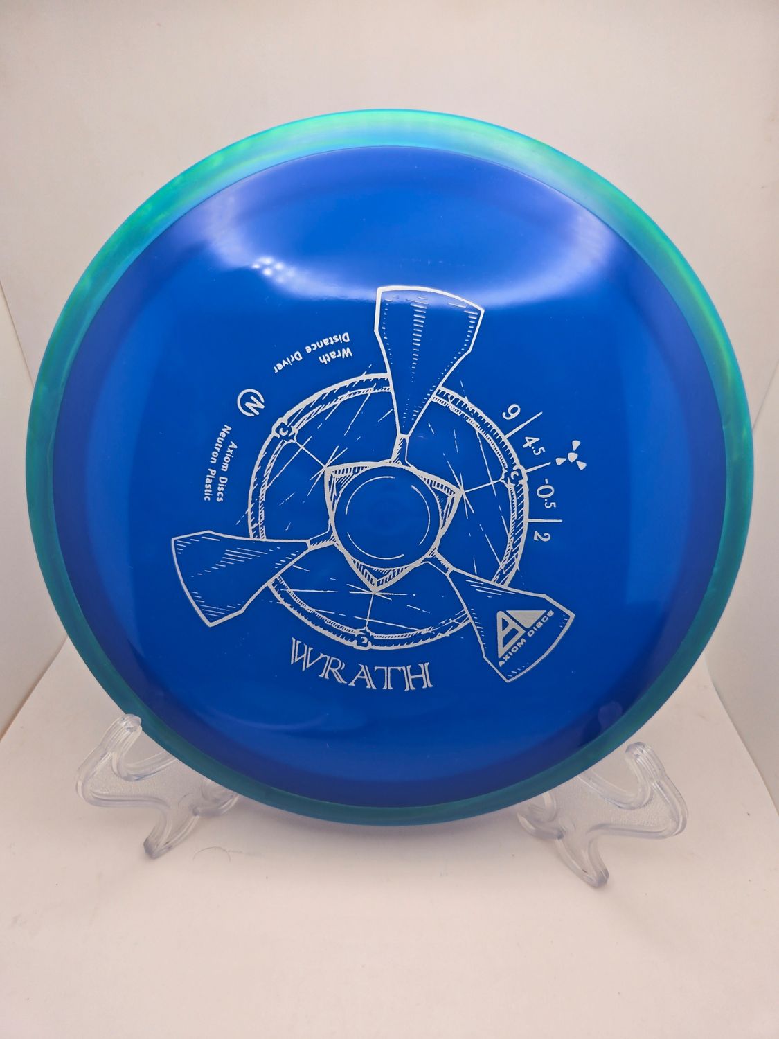 Axiom Discs Wrath Blue with Blue Rim 159g