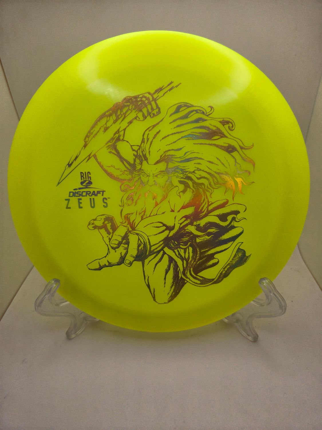 Discraft Discs Paul McBeth Big Z Zeus Yellow with Gold Stamp 170-172g