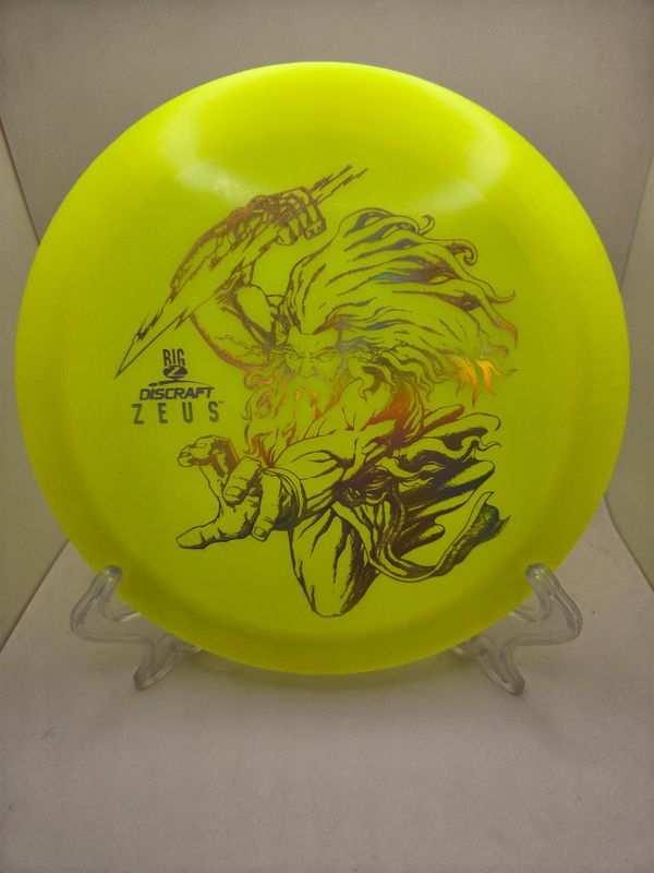 Discraft Discs Paul McBeth Big Z Zeus Yellow with Gold Stamp 170-172g