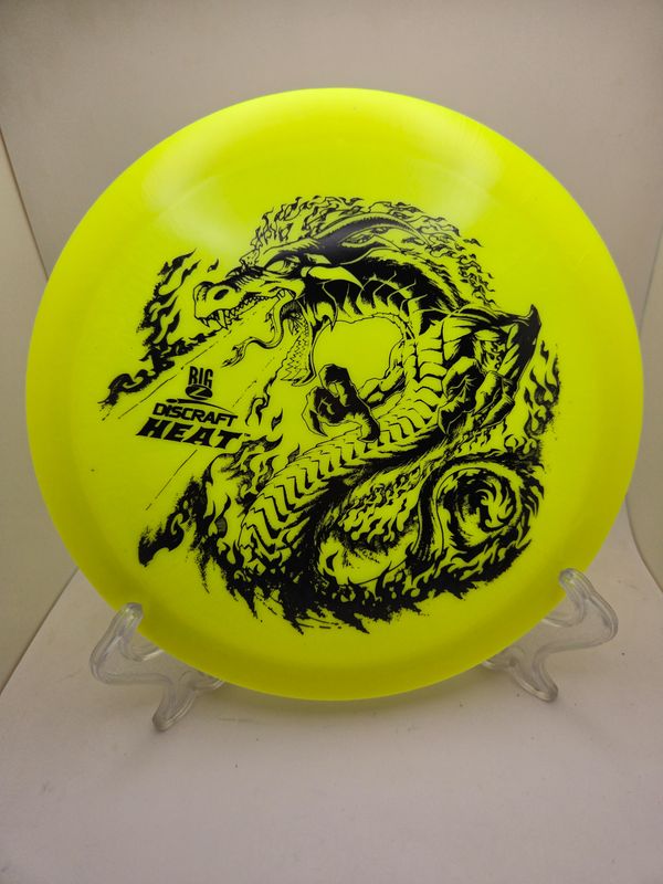 Discraft Discs Big Z Heat Yellow with Black Stamp 167-169g