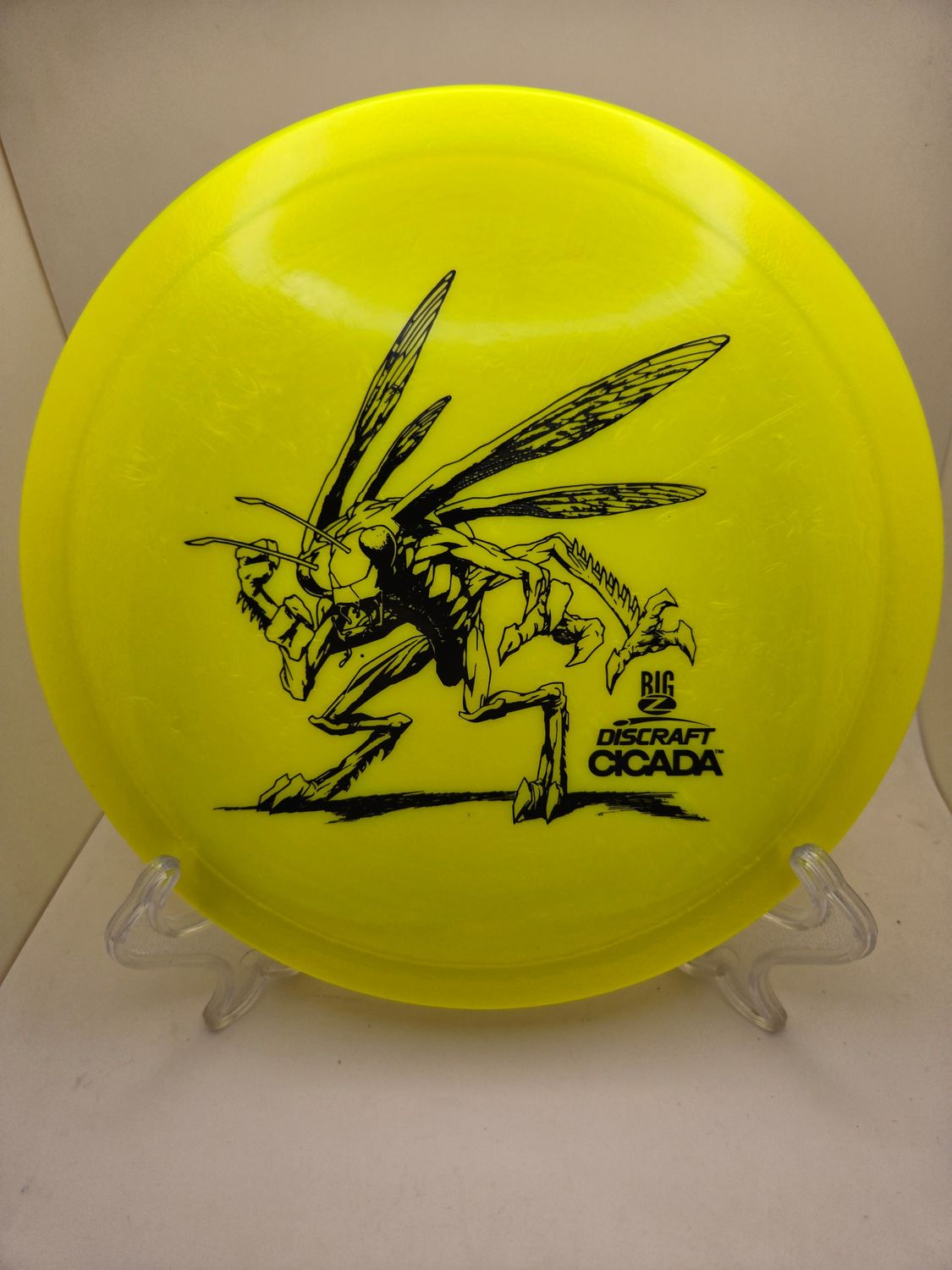 Discraft Discs Big Z Cicada Yellow with Black Stamp 164-166g