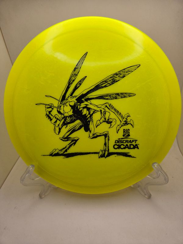 Discraft Discs Big Z Cicada Yellow with Black Stamp 164-166g