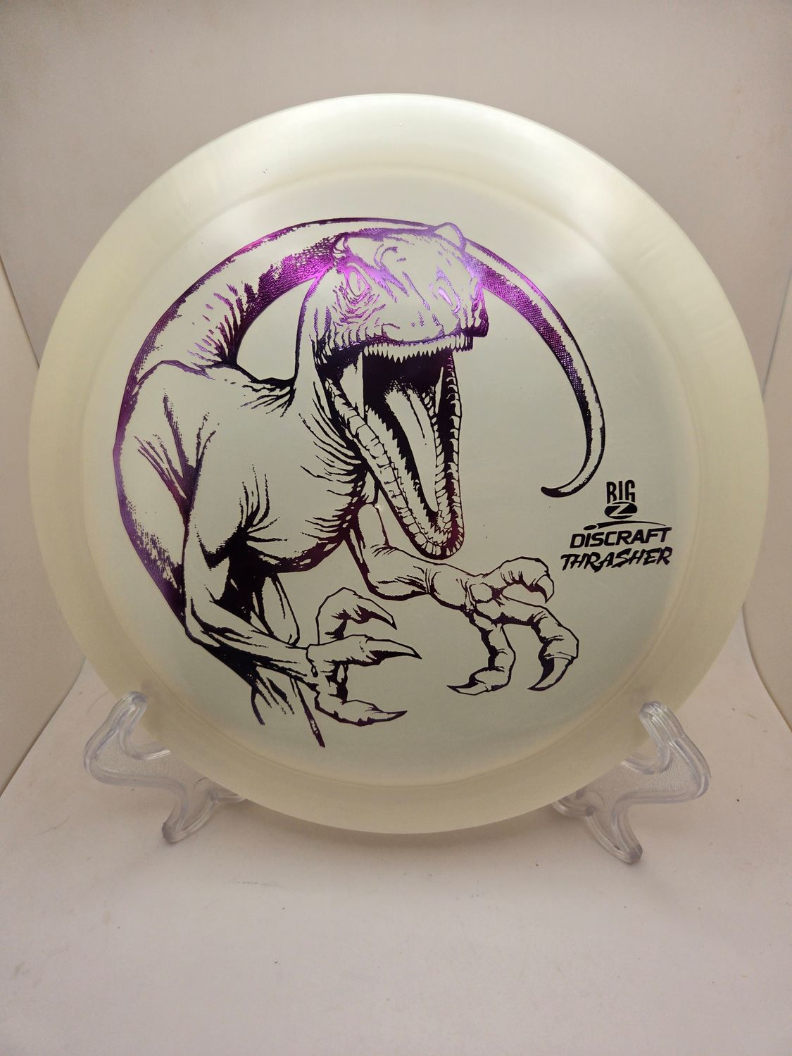 Discraft Discs Big Z Thrasher Pearly White with Purple Stamp 170-172g