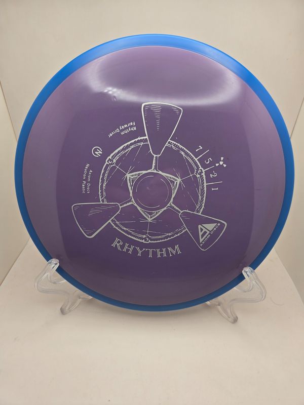 Axiom Discs Purple Rhythm Stamped with Blue Rim Neutron 167g
