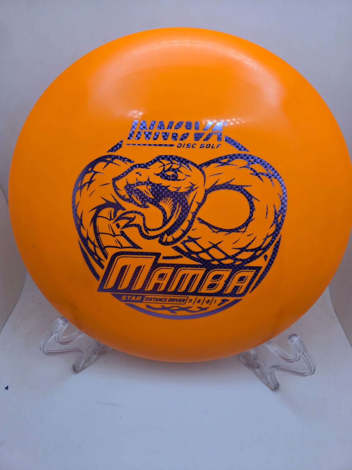 Innova Discs Star Mamba Orange with Silver Diamond Plate Stamp 171g
