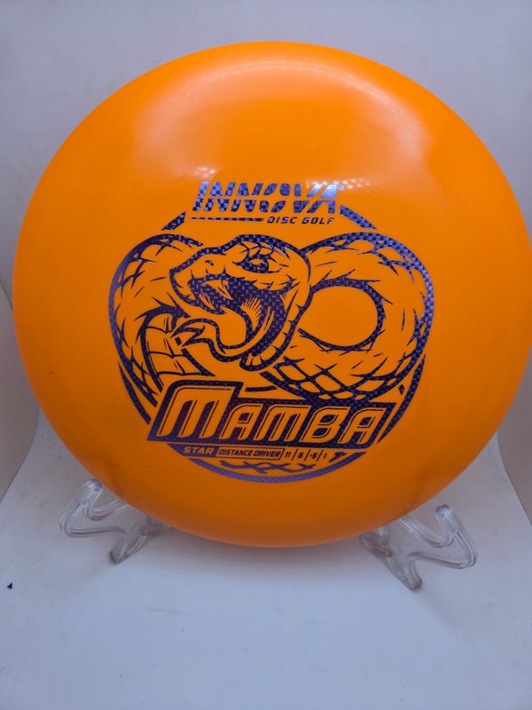 Innova Discs Star Mamba Orange with Silver Diamond Plate Stamp 171g