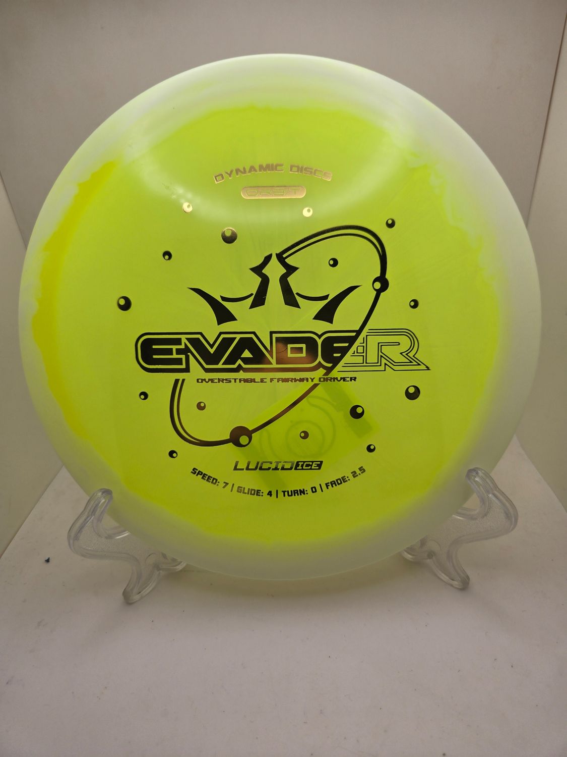 Dynamic Discs Orbit Lucid-Ice Yellow Evader 174-175g