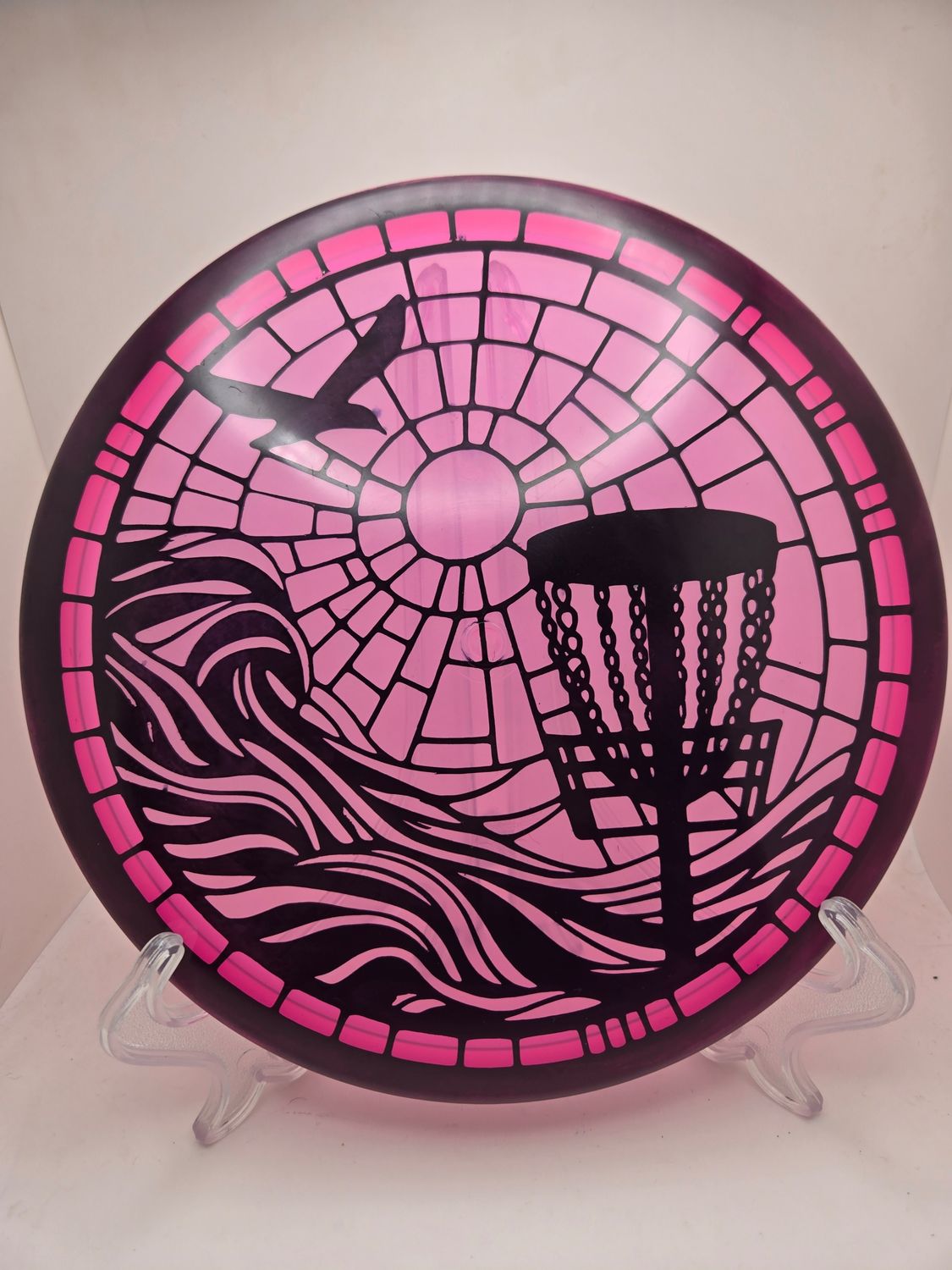 Dynamic Discs Pink Wave with Basket Lucid EMAC Truth 177-180g.