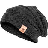 Dynamic Discs Deluxe Slouch Scrunch Beanie Charcoal
