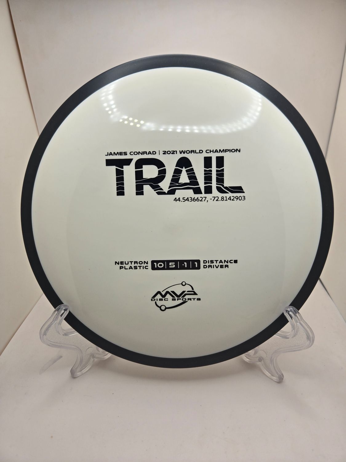 MVP Discs Neutron Stock Stamp Trail White 173g