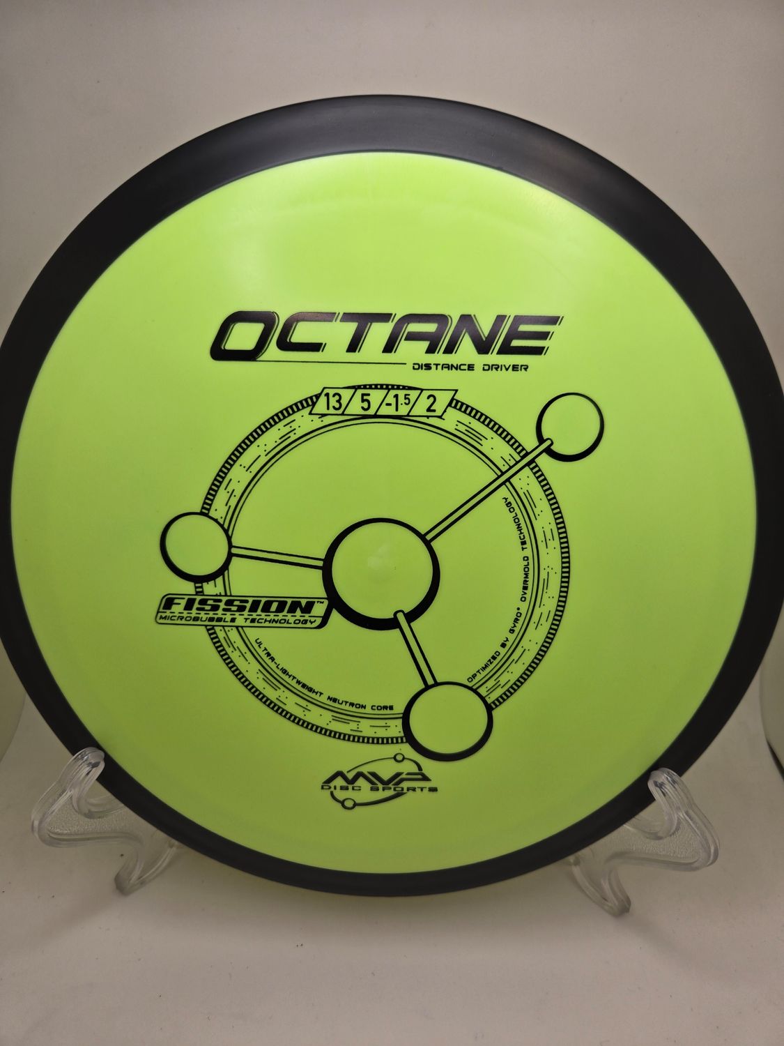 MVP Discs Octane Dayglow Yellow Fission 162g