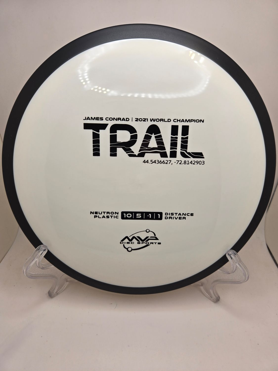 MVP Discs Neutron Stock Stamp Trail White 175g