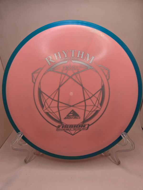 Axiom Discs Rhythm Pink with Blue Rim Fission 151g