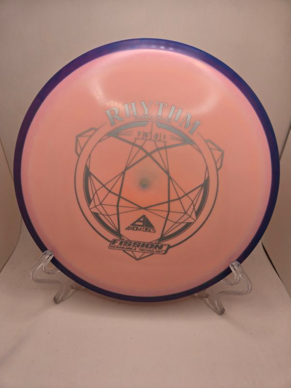 Axiom Discs Rhythm Pink with Purple Swirly Rim Fission 161g