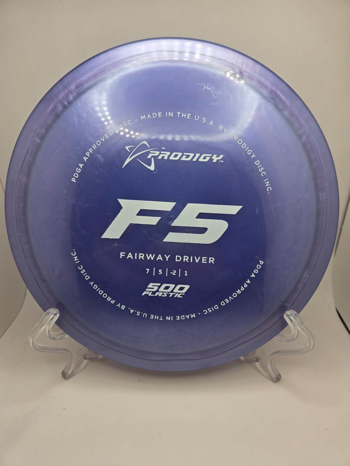 Prodigy F5 500 Plastic Purple 175g