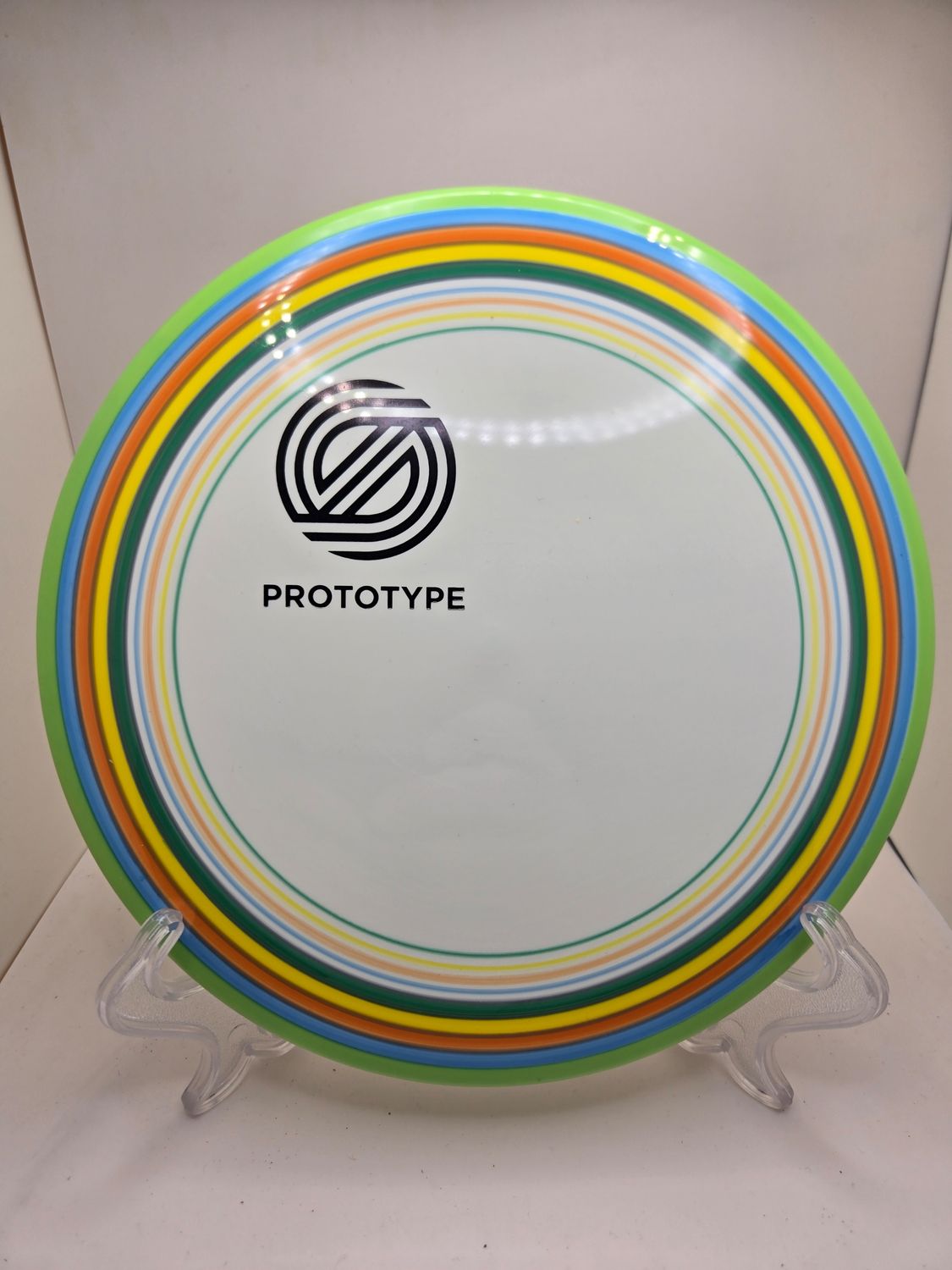 Prototype Balance V3 Black Stamp Dyed White with Green Rim Neutron 176g