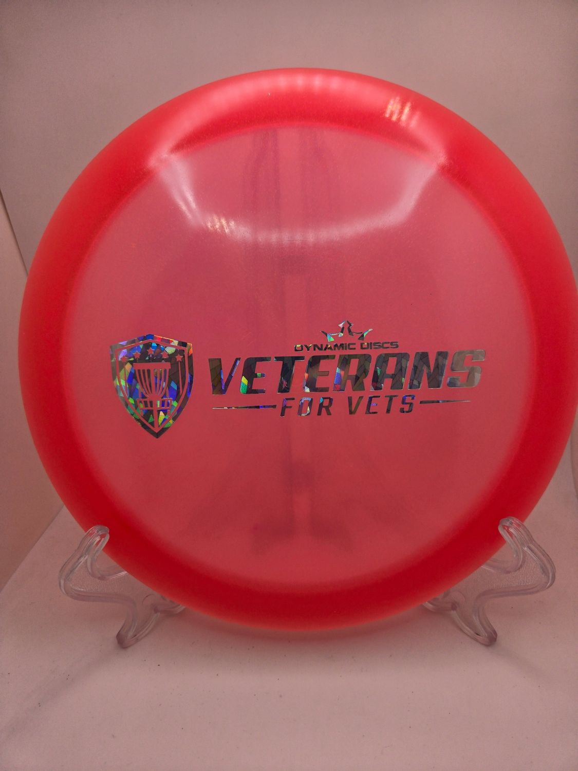 Dynamic Discs Lucid Air Breakout Veterans For Vets 2023 Pink 147-148g