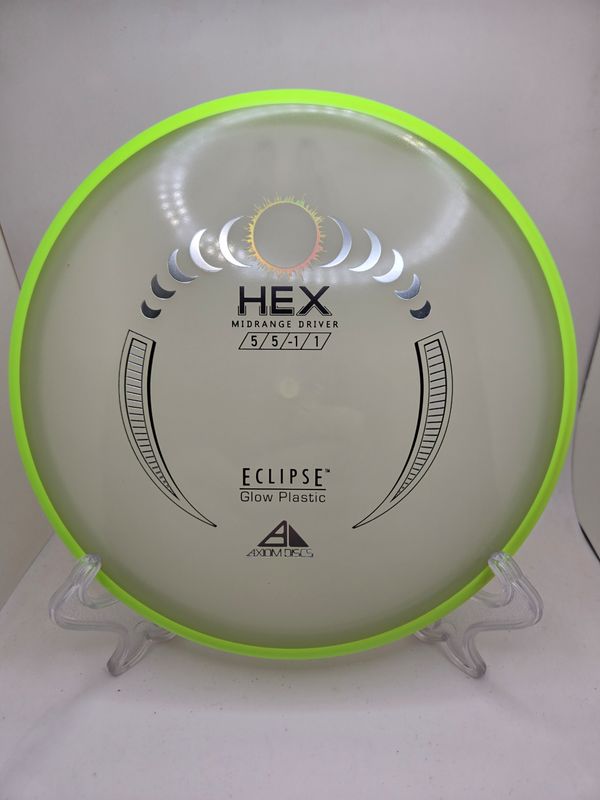 Axiom Discs Hex Eclipse Dayglow Green Rim 176g