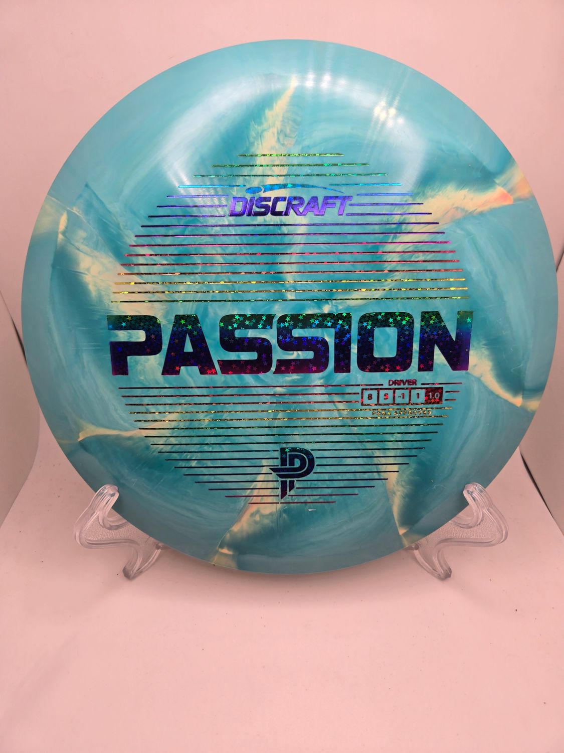 Discraft Discs Paige Pierce ESP Passion Teal Blue with Gradient Star Stamp 160-163g