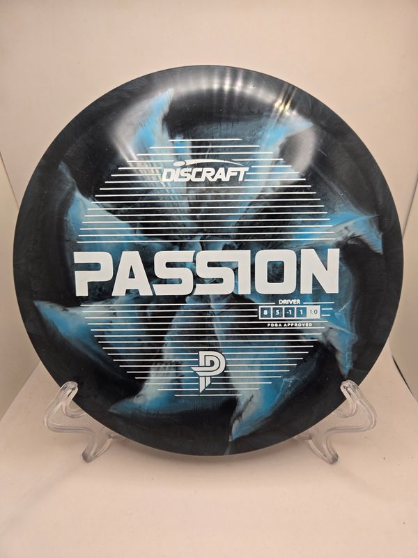Discraft Discs Paige Pierce ESP Passion Grey and Blue Burst with Matte Grey Stamp 167-169g