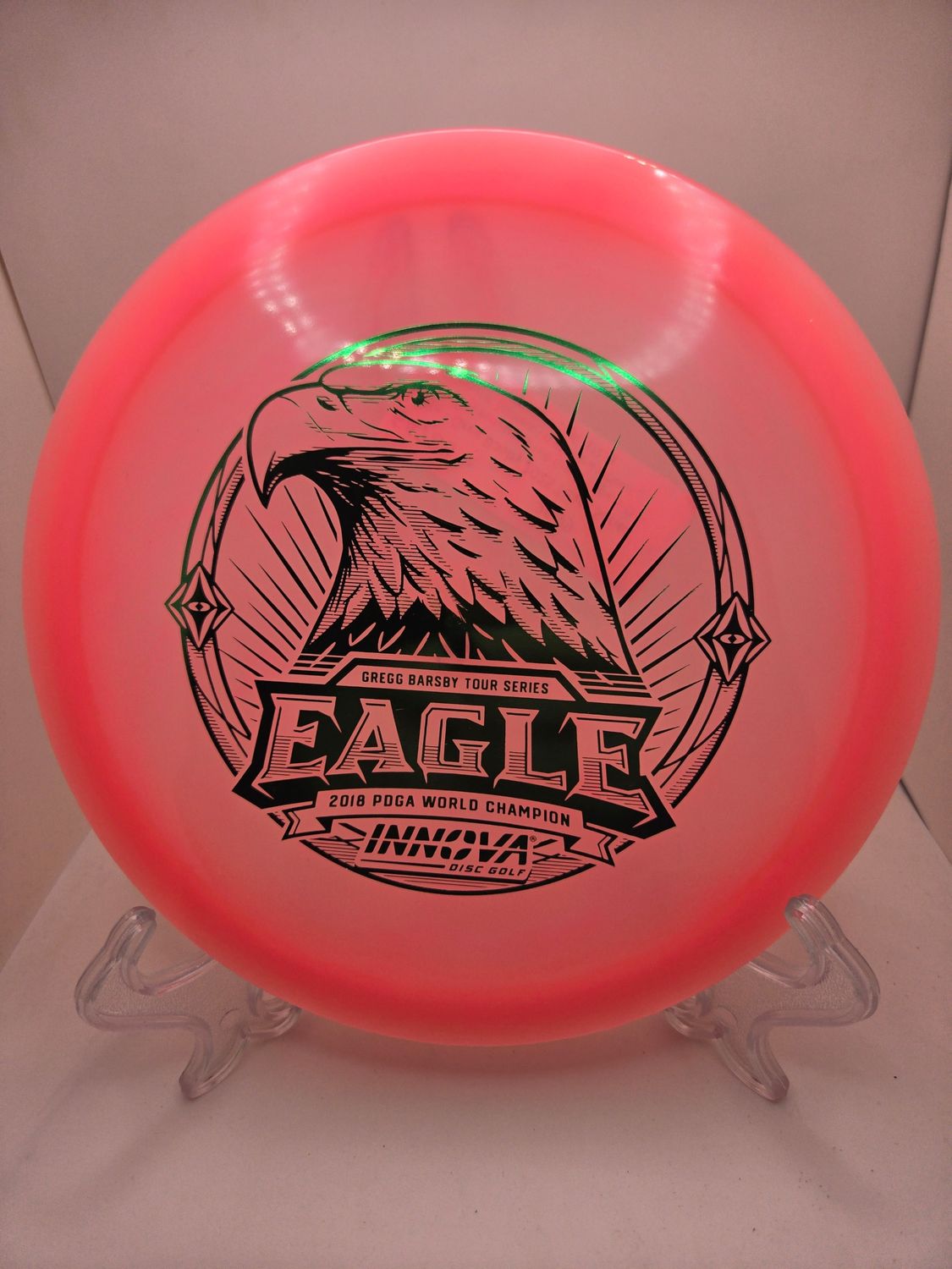 Innova Discs Eagle – Greg Barsby 2025 Team Champion Series Proto Glow Pink 173-175g