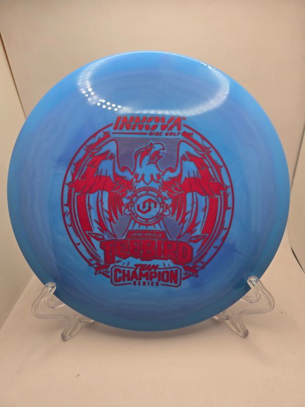 Innova Discs Vaino Mahela Teebird Team Champion Series Swirly Star Blue 173-175g