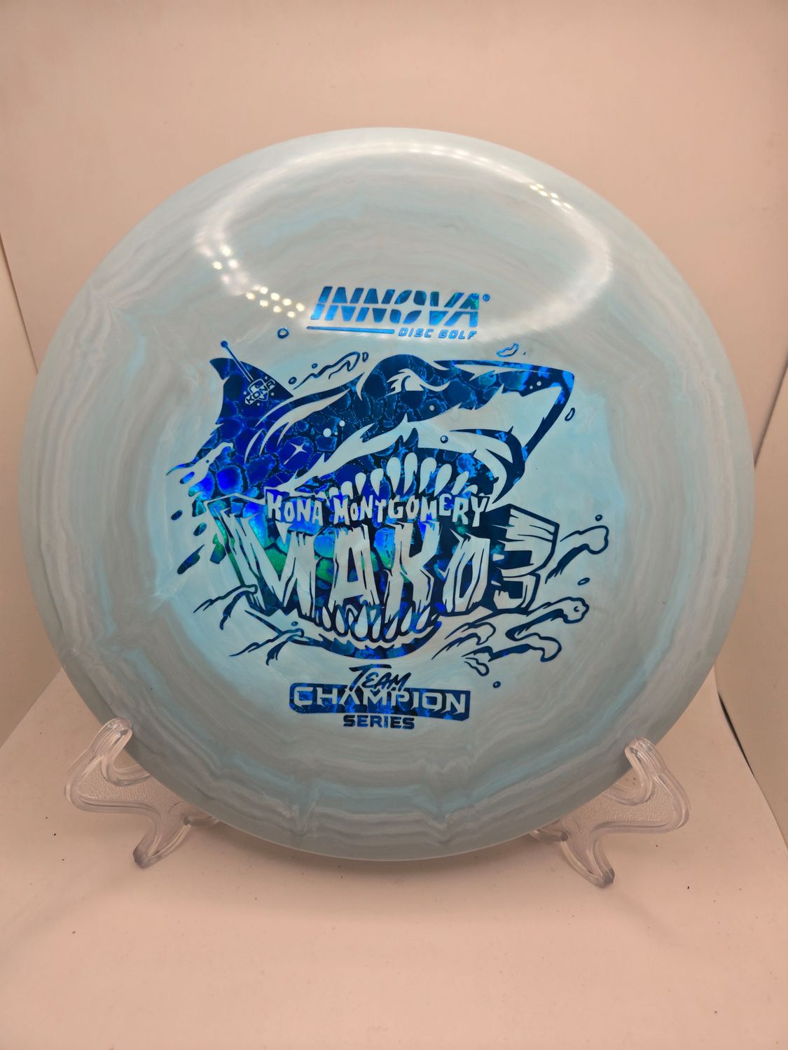 Innova Discs Kona Montgomery Mako3 2025 Team Champion Series Swirly Star Blue 180g