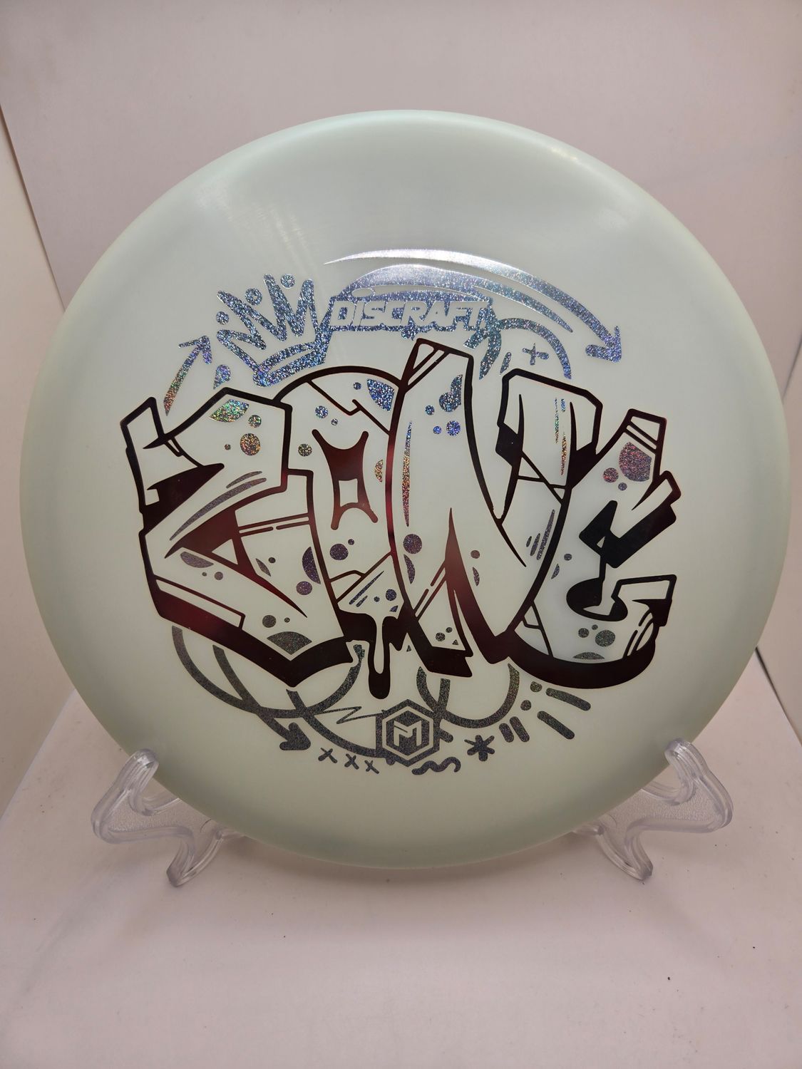 Discraft Discs Paul McBeth Zone UV Glo Z Graffiti with Pink Stamp 173-174g